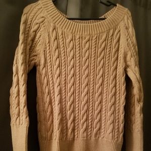 JCP tan sweater